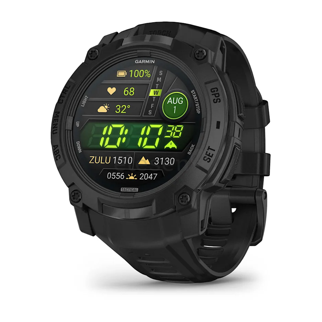 Garmin Instinct 3 Tactical Edition, 50 мм, черный - Спортивные часы