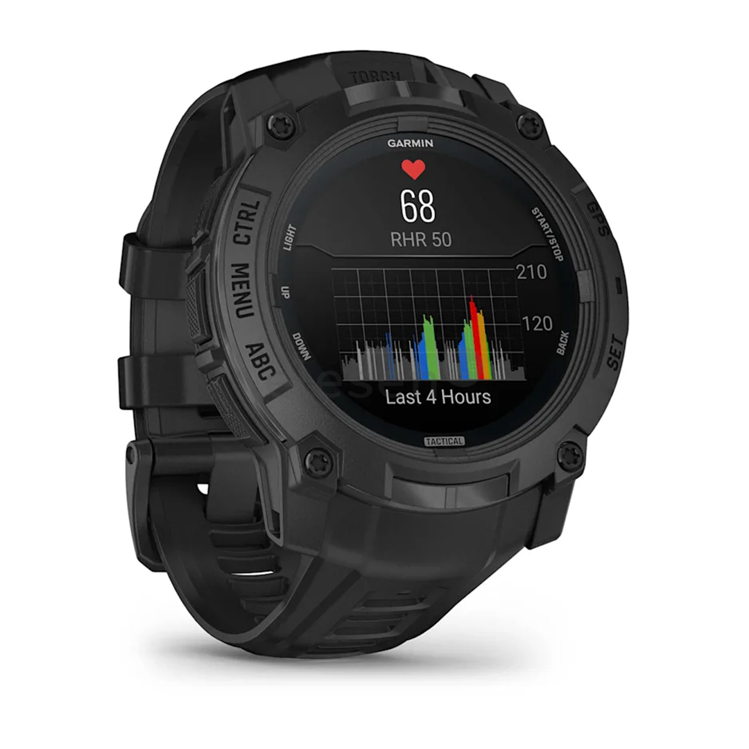 Garmin Instinct 3 Tactical Edition, 50 мм, черный - Спортивные часы
