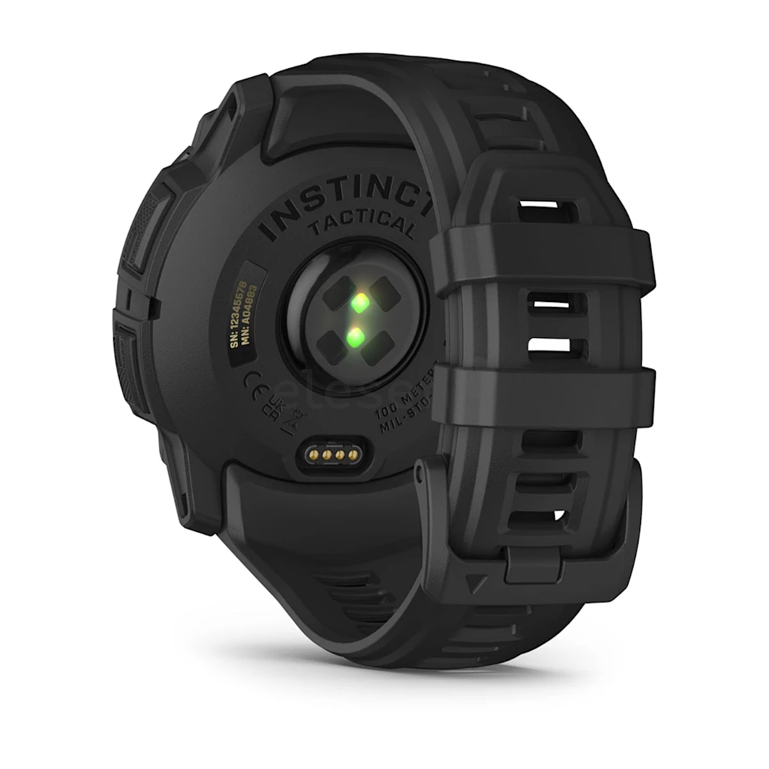Garmin Instinct 3 Tactical Edition, 50 мм, черный - Спортивные часы