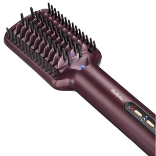 Babyliss Air Power Smooth, 900 Вт, фиолетовый/золотистый - Фен-щетка с выпрямителем