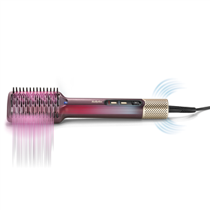 Babyliss Air Power Smooth, 900 W, violetinės/aukso spalvos - Plaukų formavimo šukos