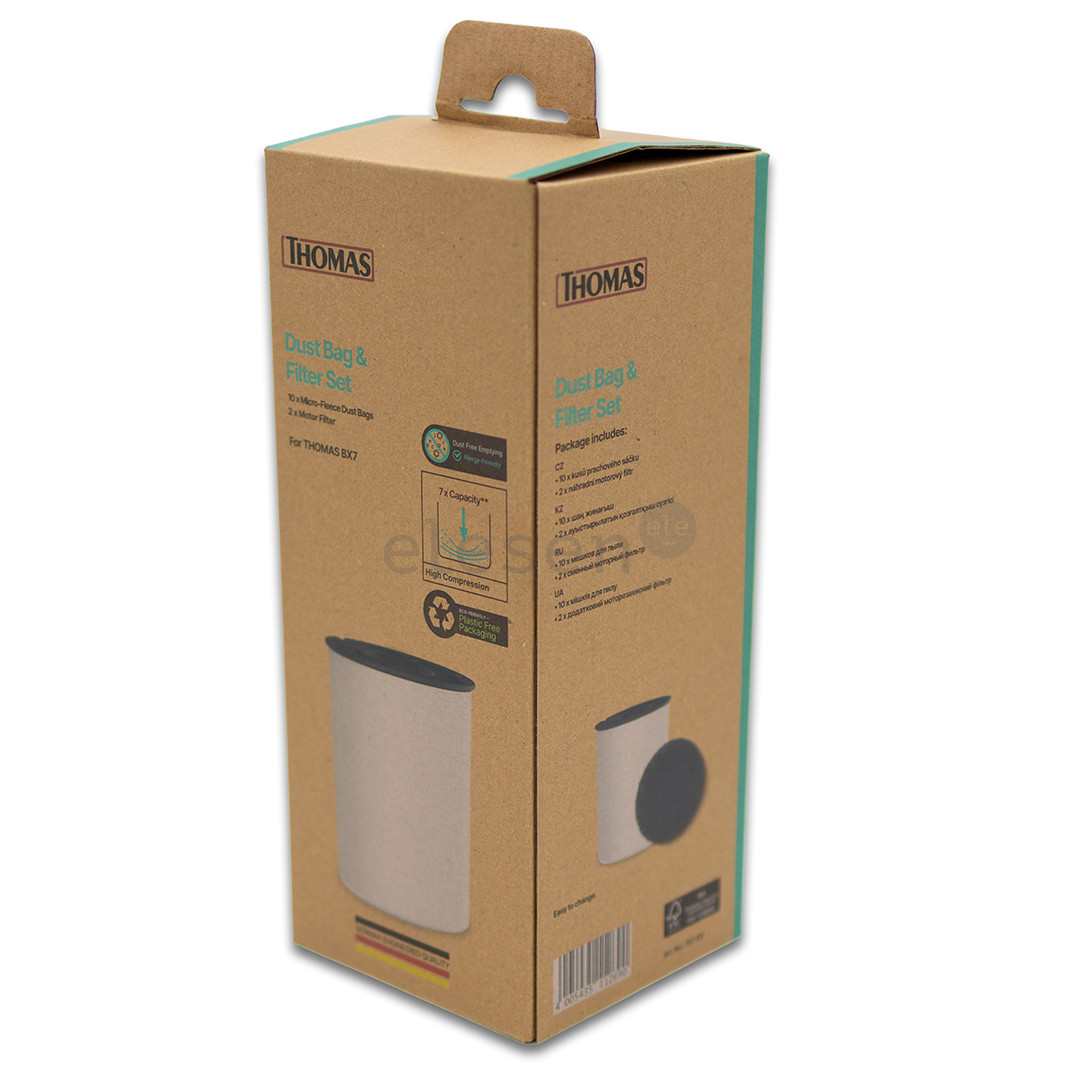 Thomas, BX7, 10 pcs - Dust bags