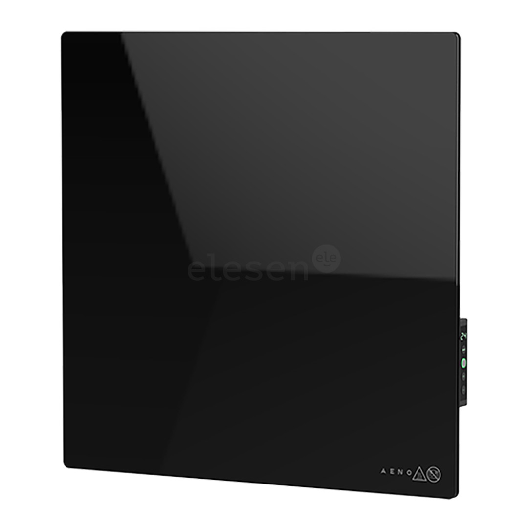 Aeno Premium Eco Smart Quadro, 500 W, juodas - Sieninis šildytuvas