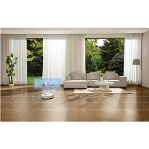 Xiaomi Vacuum H40, wet & dry, baltas - Dulkių siurblys robotas