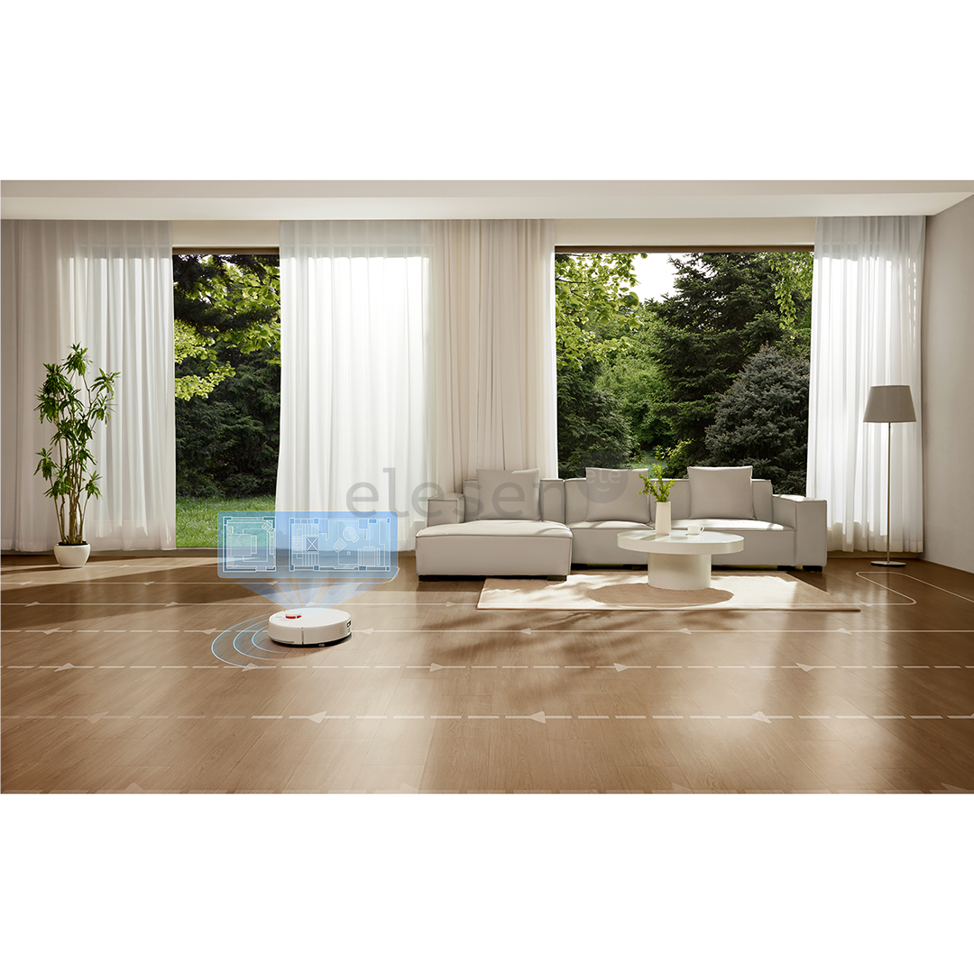 Xiaomi Vacuum H40, wet & dry, baltas - Dulkių siurblys robotas