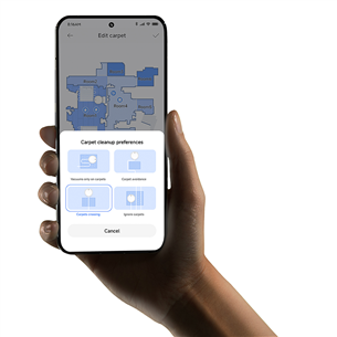 Xiaomi Vacuum H40, wet & dry, baltas - Dulkių siurblys robotas