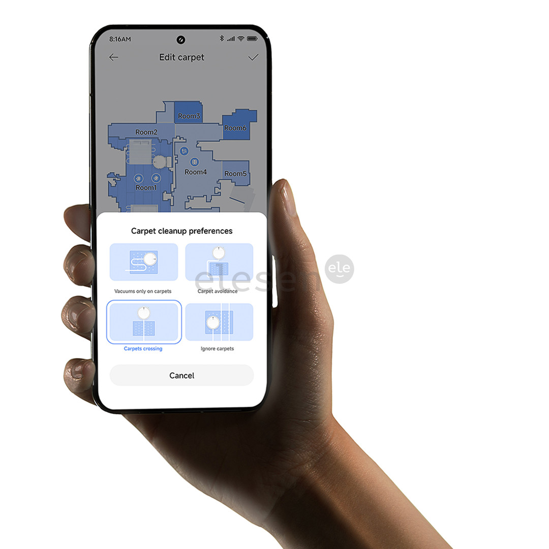 Xiaomi Vacuum H40, wet & dry, white - Robot vacuum cleaner