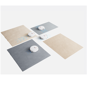 Xiaomi Vacuum H40, wet & dry, baltas - Dulkių siurblys robotas