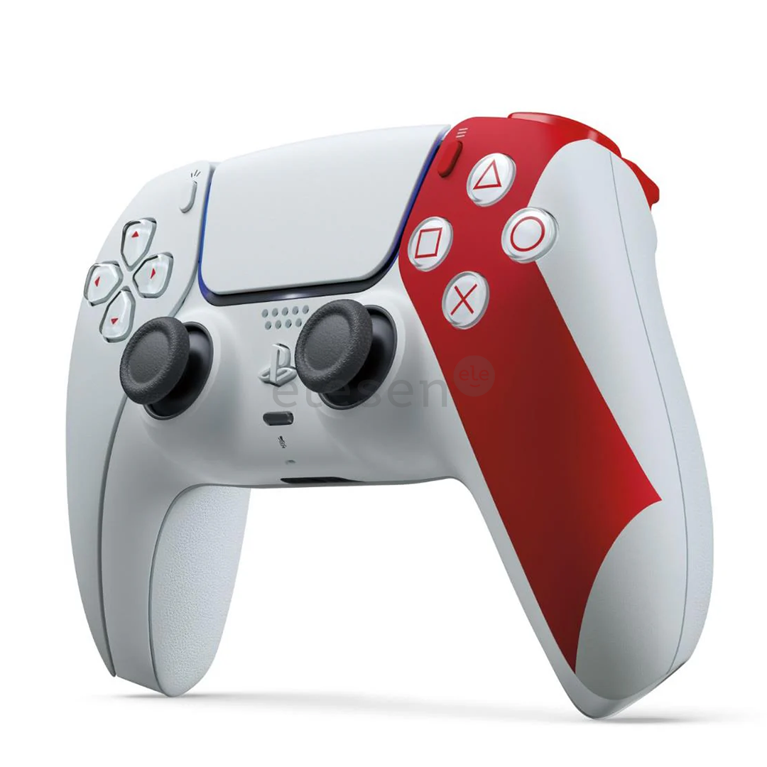 Sony DualSense God of War 20th Anniversary Limited Edition, PlayStation 5, baltas/raudonas - Žaidimų pultelis