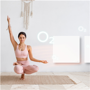 Aeno Premium Eco Smart Quadro, 500 Вт, белый - Настенный обогреватель