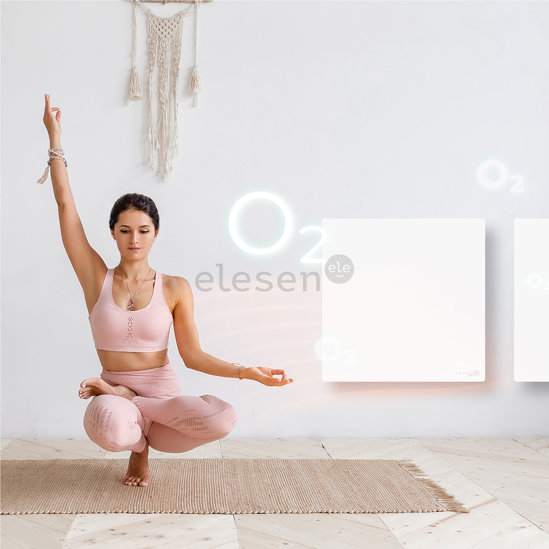 Aeno Premium Eco Smart Quadro, 500 Вт, белый - Настенный обогреватель