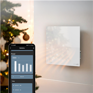 Aeno Premium Eco Smart Quadro, 500 Вт, белый - Настенный обогреватель