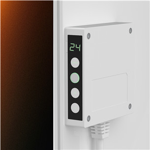 Aeno Premium Eco Smart Quadro, 500 W, baltas - Sieninis šildytuvas