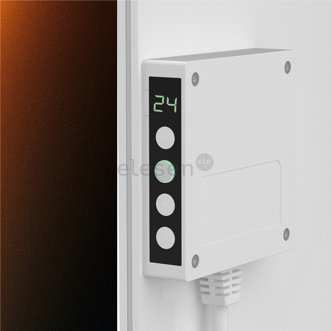 Aeno Premium Eco Smart Quadro, 500 Вт, белый - Настенный обогреватель