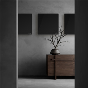 Aeno Premium Eco Smart Quadro, 500 W, juodas - Sieninis šildytuvas