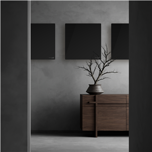 Aeno Premium Eco Smart Quadro, 500 Вт, черный - Настенный обогреватель