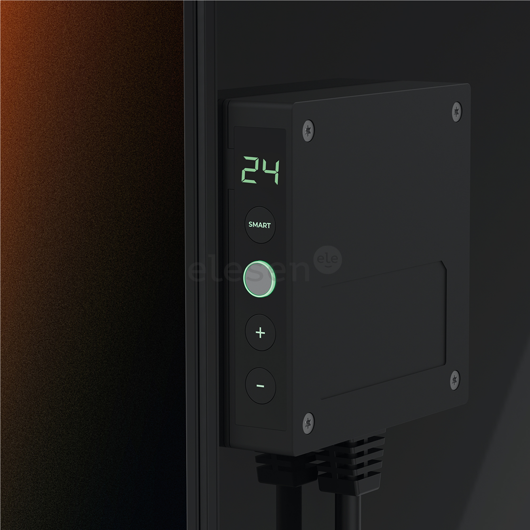 Aeno Premium Eco Smart Quadro, 500 Вт, черный - Настенный обогреватель