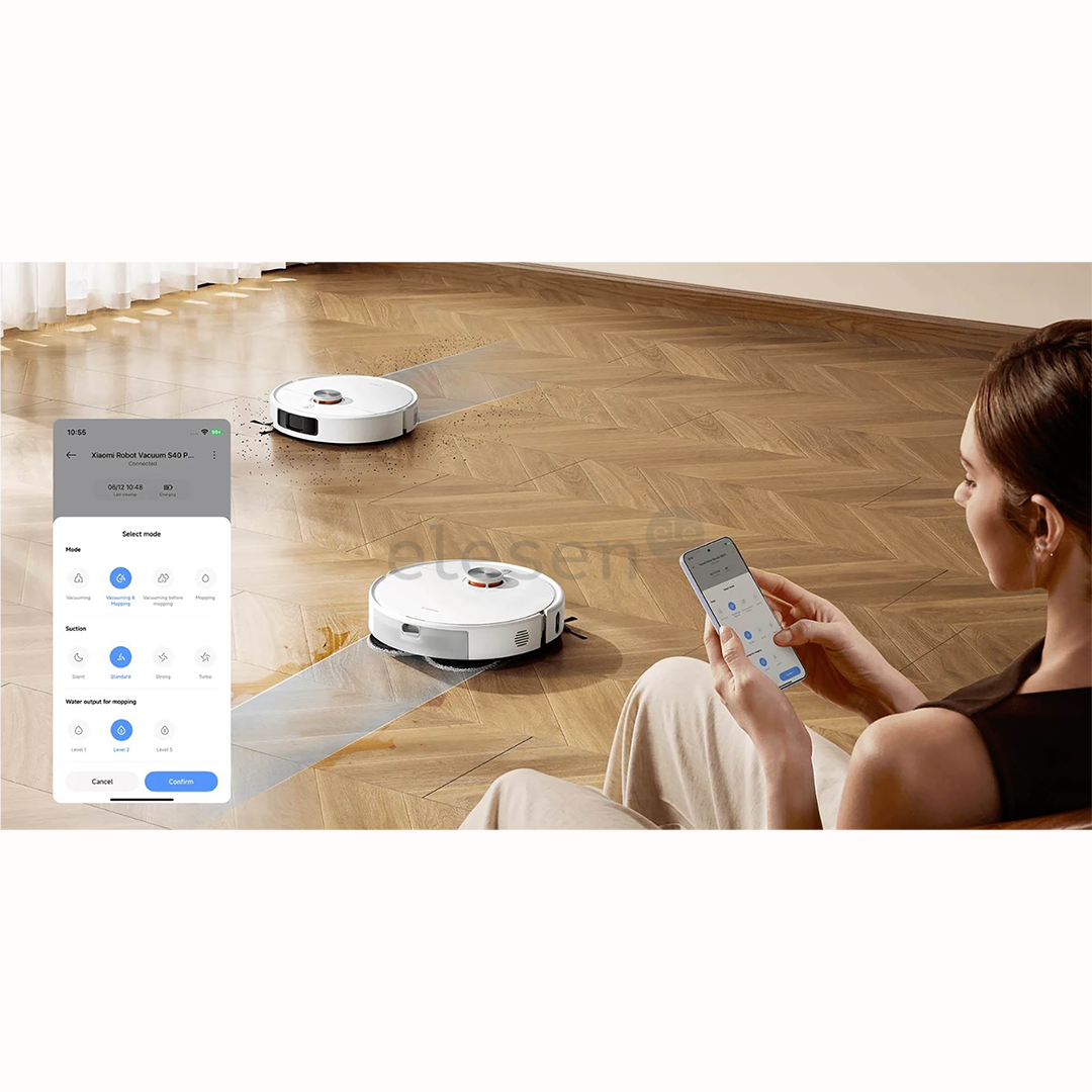 Xiaomi Vacuum S40 Pro, wet & dry, white - Robot vacuum cleaner