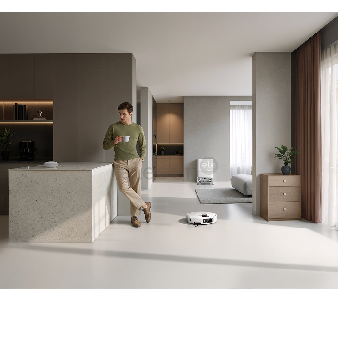 Xiaomi Vacuum 5 Pro, wet & dry, white - Robot vacuum cleaner