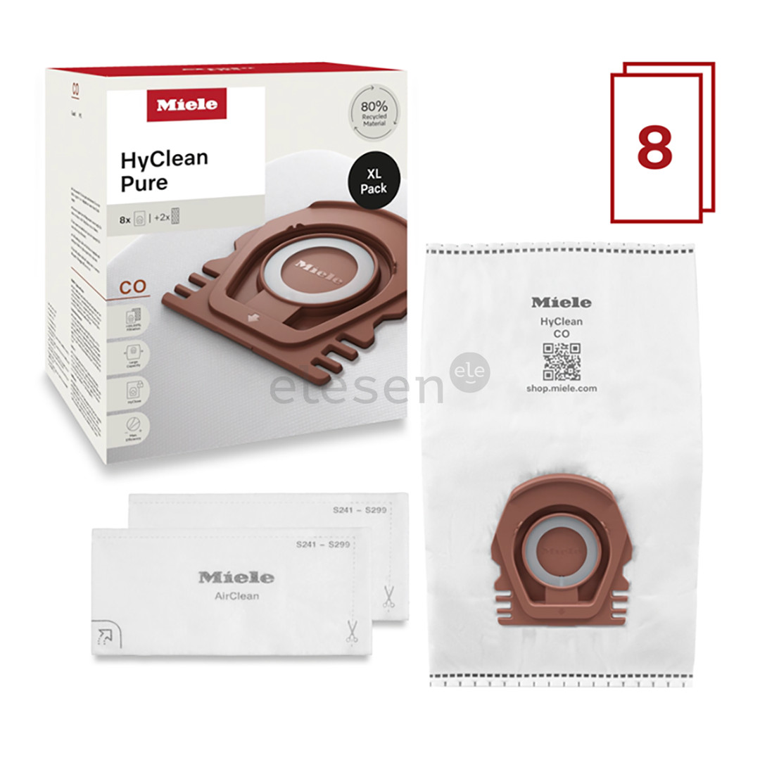 Miele CO XL HyClean Pure, Guard M1, 8 vnt. - Dulkių maišeliai