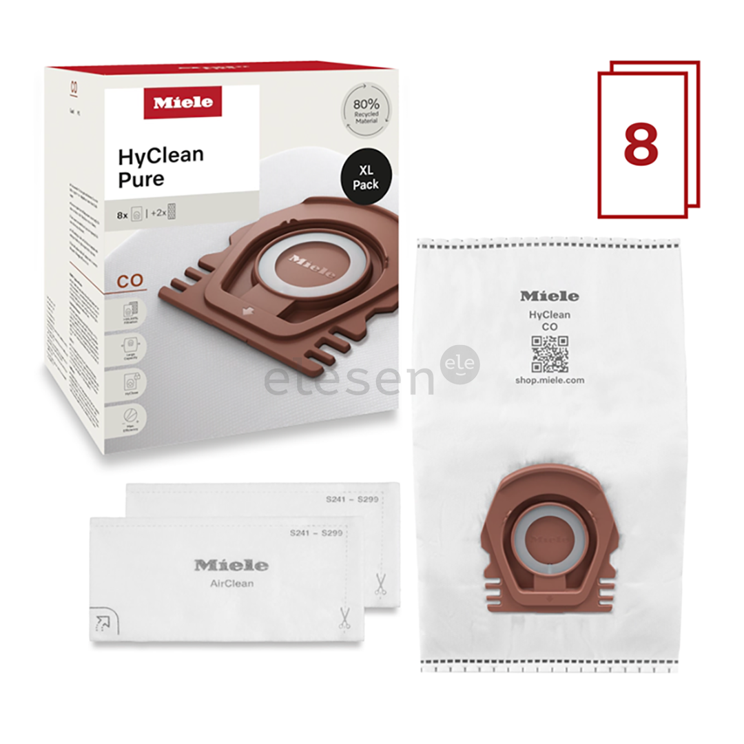 Miele CO XL HyClean Pure, Guard M1, 8 vnt. - Dulkių maišeliai