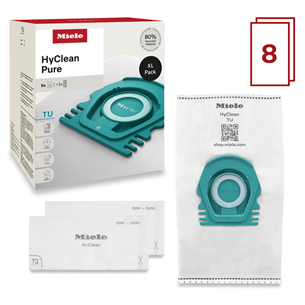 Miele TU XL HyClean Pure, Guard L1 & Guard S1, 8 vnt. - Dulkių maišeliai