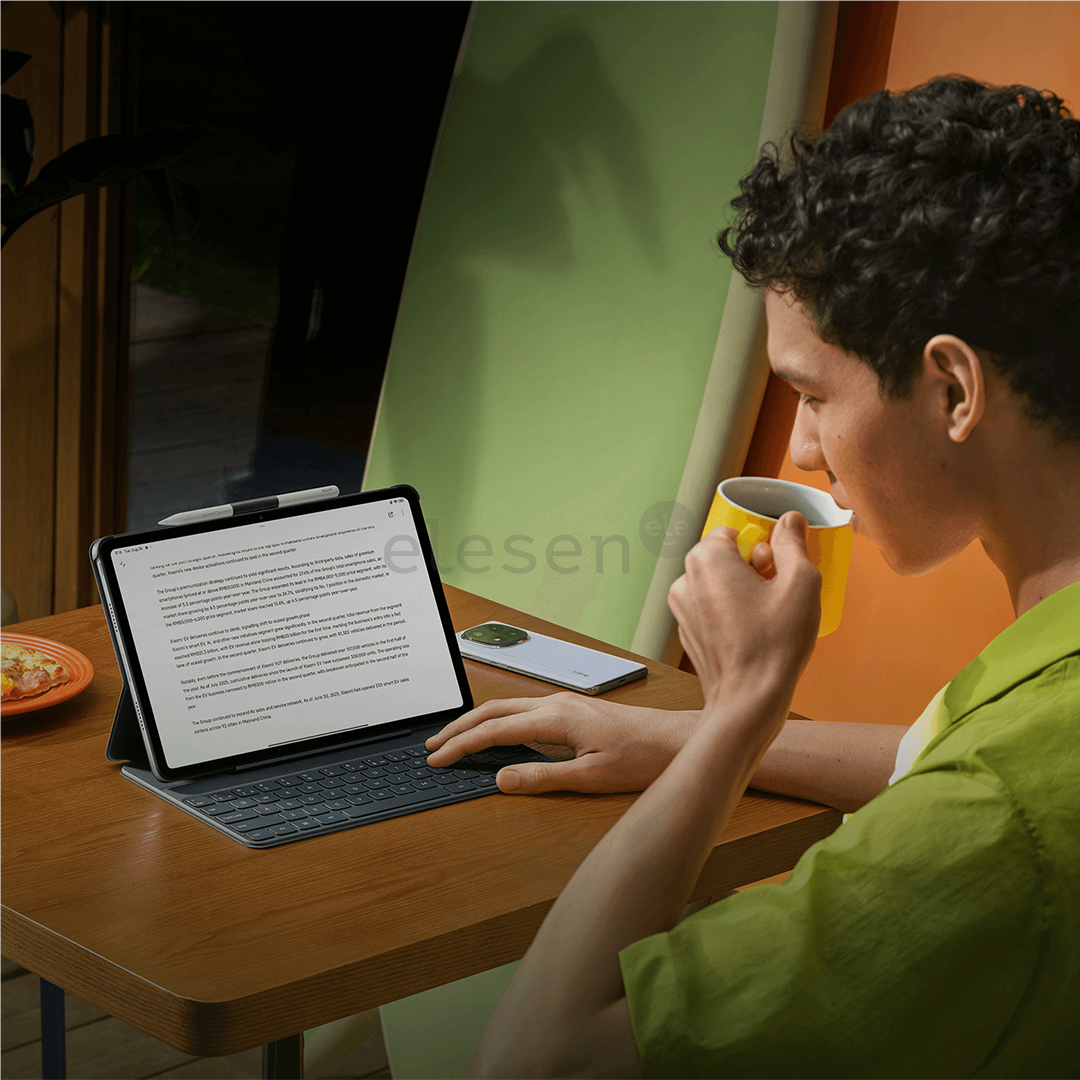 Xiaomi Redmi Pad 2 Pro Keyboard, juodas - Klaviatūra-dėklas