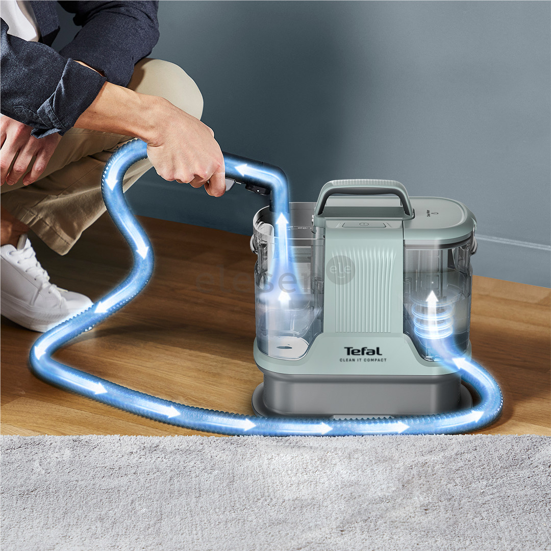 Tefal Clean It Compact, žalias - Kilimų ir apmušalų valymo įrenginys