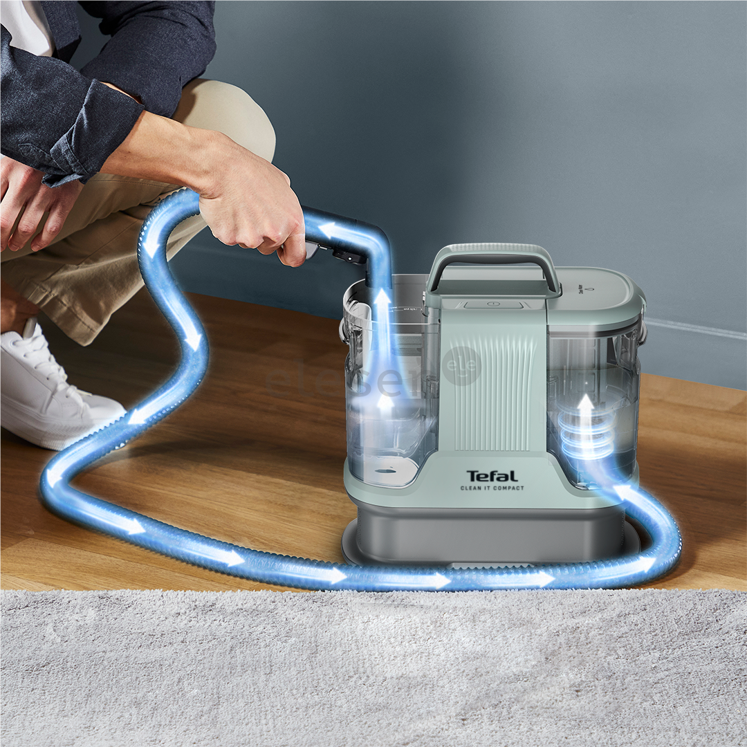 Tefal Clean It Compact, žalias - Kilimų ir apmušalų valymo įrenginys