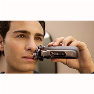 Philips i9000, SkinIQ, Wet & Dry, tamsiai pilka - Barzdaskutė