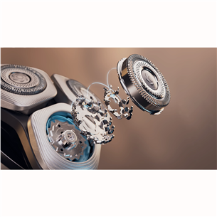 Philips i9000, SkinIQ, Wet & Dry, tamsiai pilka - Barzdaskutė