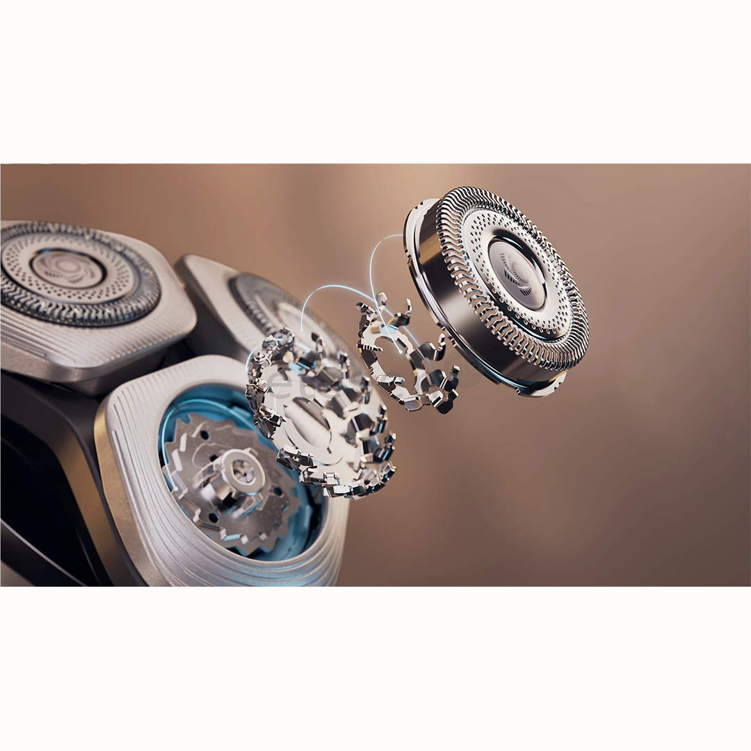 Philips i9000, SkinIQ, Wet & Dry, tamsiai pilka - Barzdaskutė