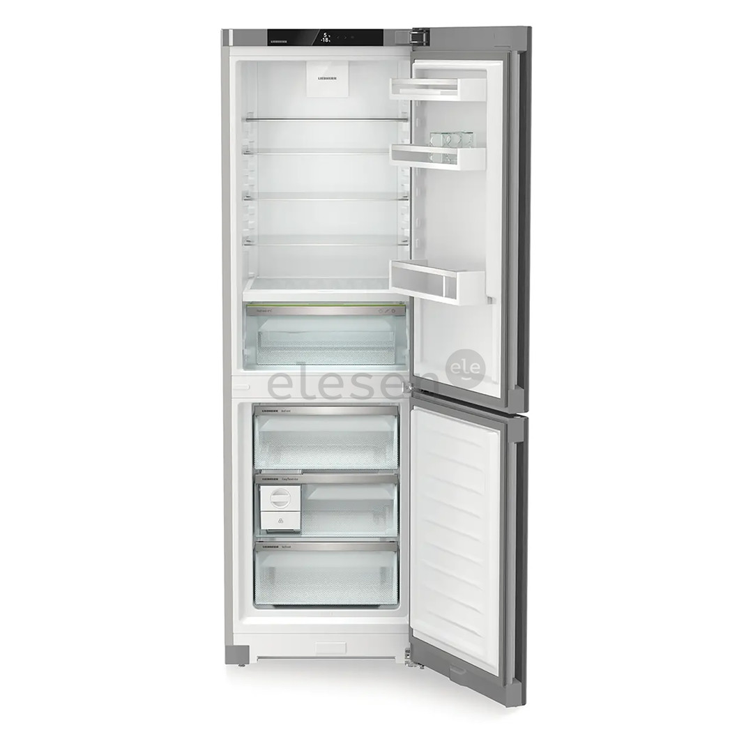 Liebherr Plus BioFresh NoFrost, 320 L, aukštis 186 cm, sidabro spalvos - Šaldytuvas