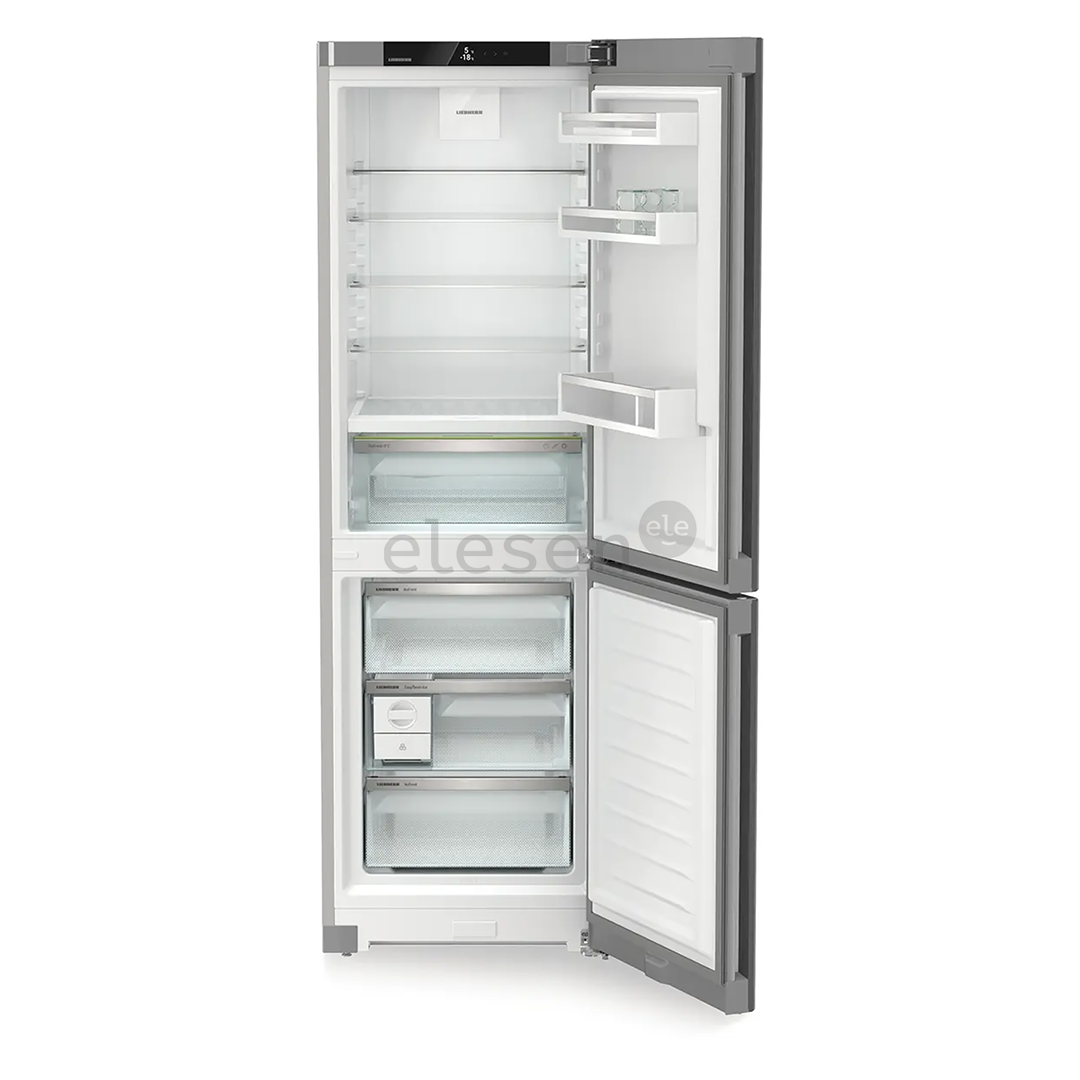 Liebherr Plus BioFresh NoFrost, 320 L, aukštis 186 cm, sidabro spalvos - Šaldytuvas