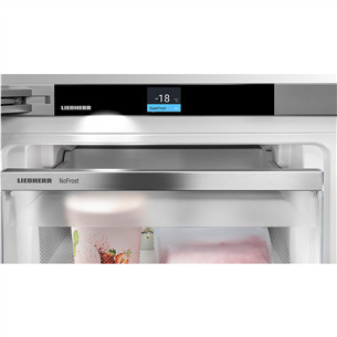 Liebherr Plus BioFresh NoFrost, 320 L, aukštis 186 cm, sidabro spalvos - Šaldytuvas