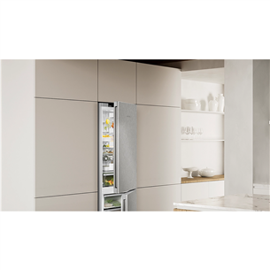 Liebherr Plus BioFresh NoFrost, 320 L, aukštis 186 cm, sidabro spalvos - Šaldytuvas