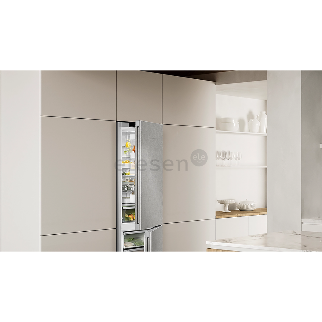 Liebherr Plus BioFresh NoFrost, 320 L, aukštis 186 cm, sidabro spalvos - Šaldytuvas