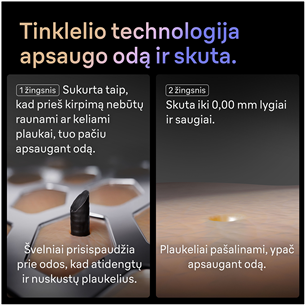 Braun Series 9 Pro+ Wet & Dry, 6 viename, SmartCare centras ir PowerCase, tamsiai pilkas - Skustuvas