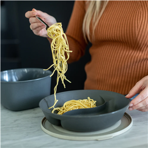 Koziol Connect Separee, 1,5 л, темно-серый/бежевый - Тарелка с крышкой