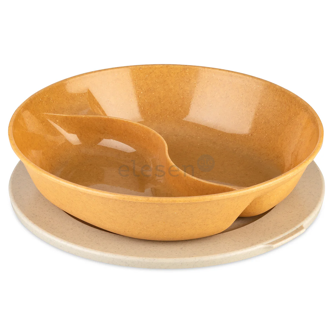 Koziol Connect Separee, 1,5 л, коричневый - Тарелка с крышкой