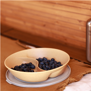 Koziol Connect Separee, 1,5 л, коричневый - Тарелка с крышкой