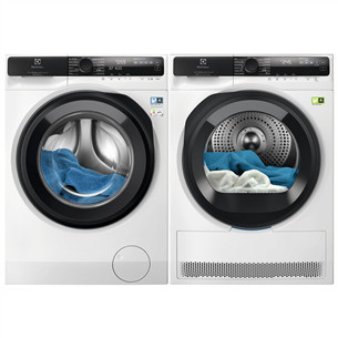 Electrolux, 9 kg + 8 kg - Washing machine + Clothes dryer EW7F5692QE+EW8D585UC