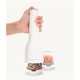 FinaMill Classic Rechargeable, white - Spice grinder