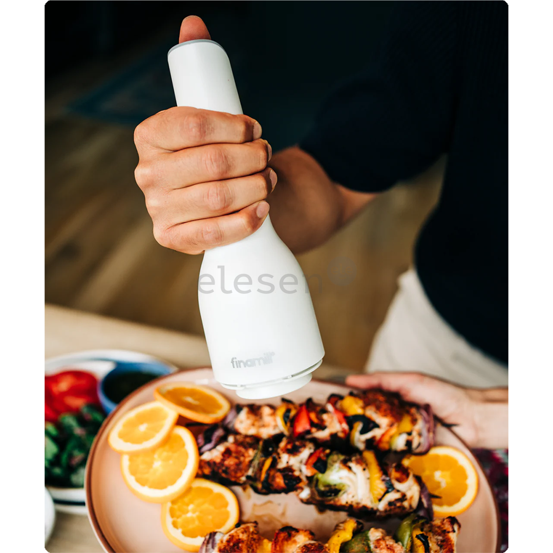 FinaMill Classic Rechargeable, white - Spice grinder