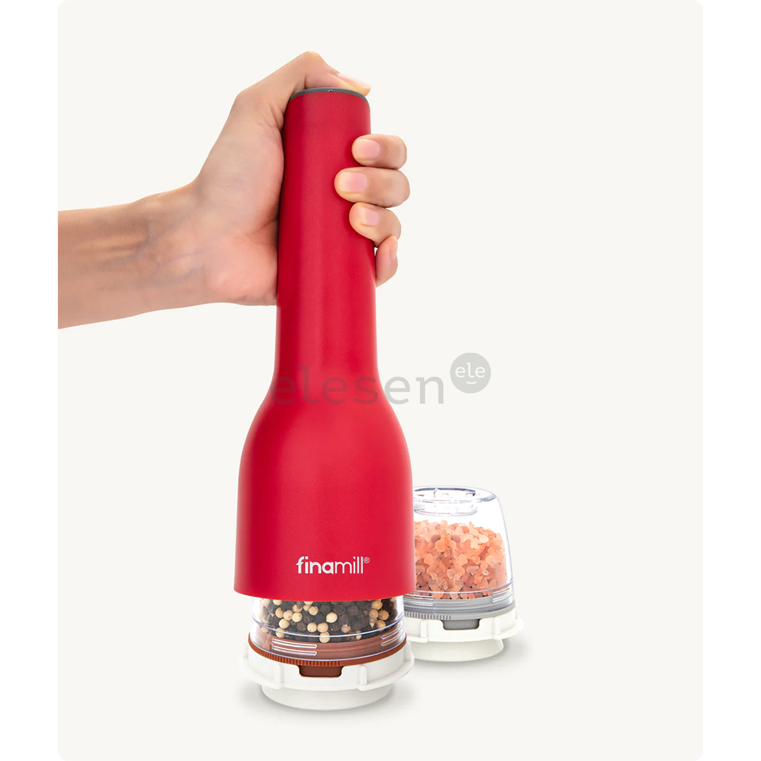 FinaMill Classic Rechargeable, red - Spice grinder