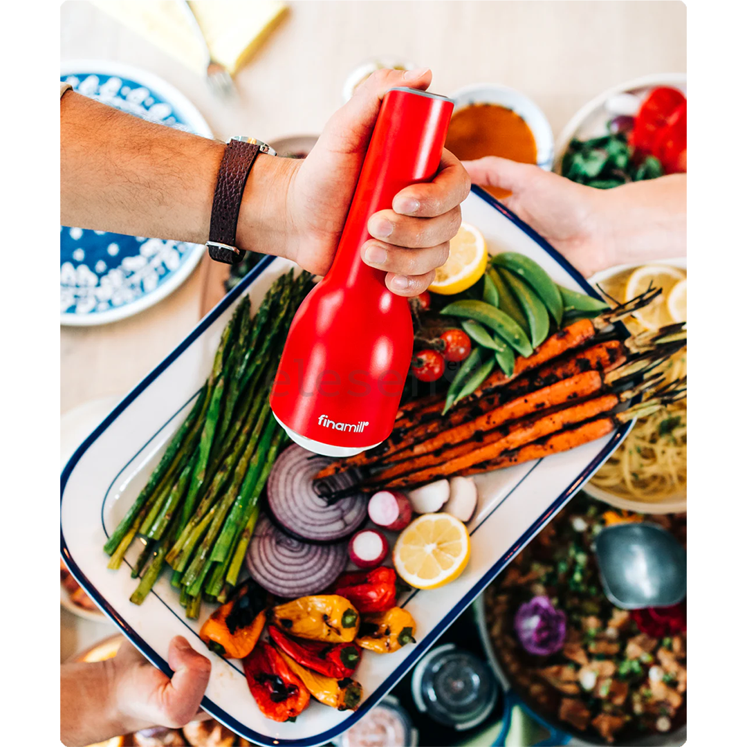 FinaMill Classic Rechargeable, red - Spice grinder