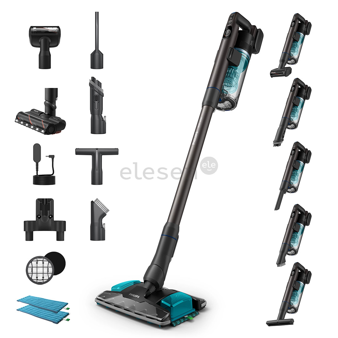 Philips 8000 Series Complete, blue/black - Cordless vacuum cleaner
