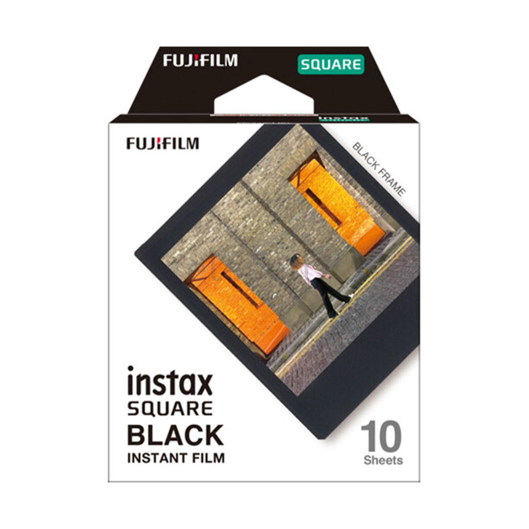 Fuji Instax Square Film Black Frame, 10 шт. - Фотобумага