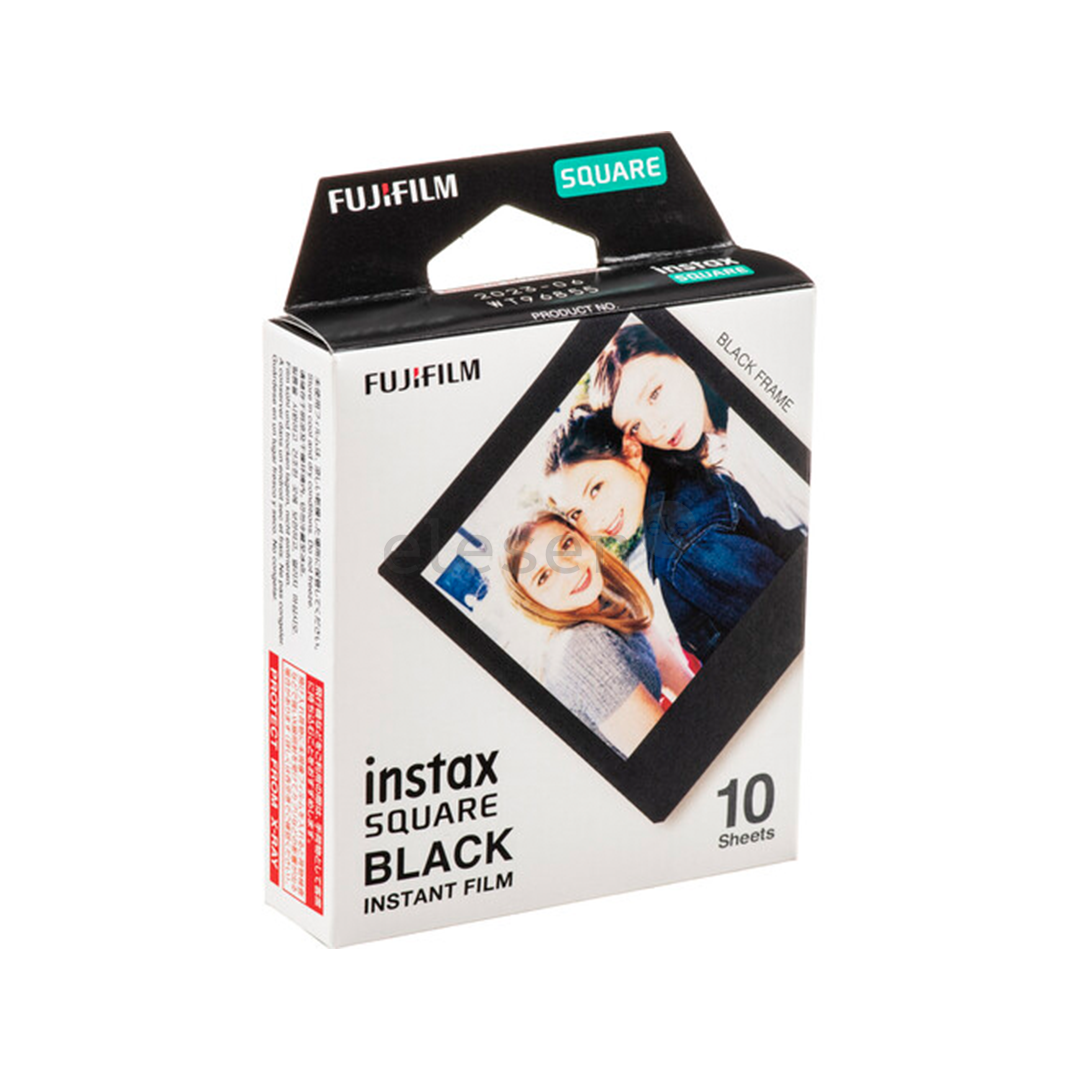 Fuji Instax Square Film Black Frame, 10 шт. - Фотобумага