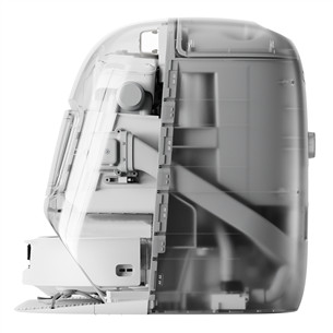 Dji Romo P, skaidrus - Dulkių siurblys robotas